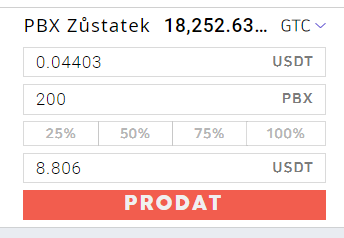 Jak nakoupit a prodat PROBINEX