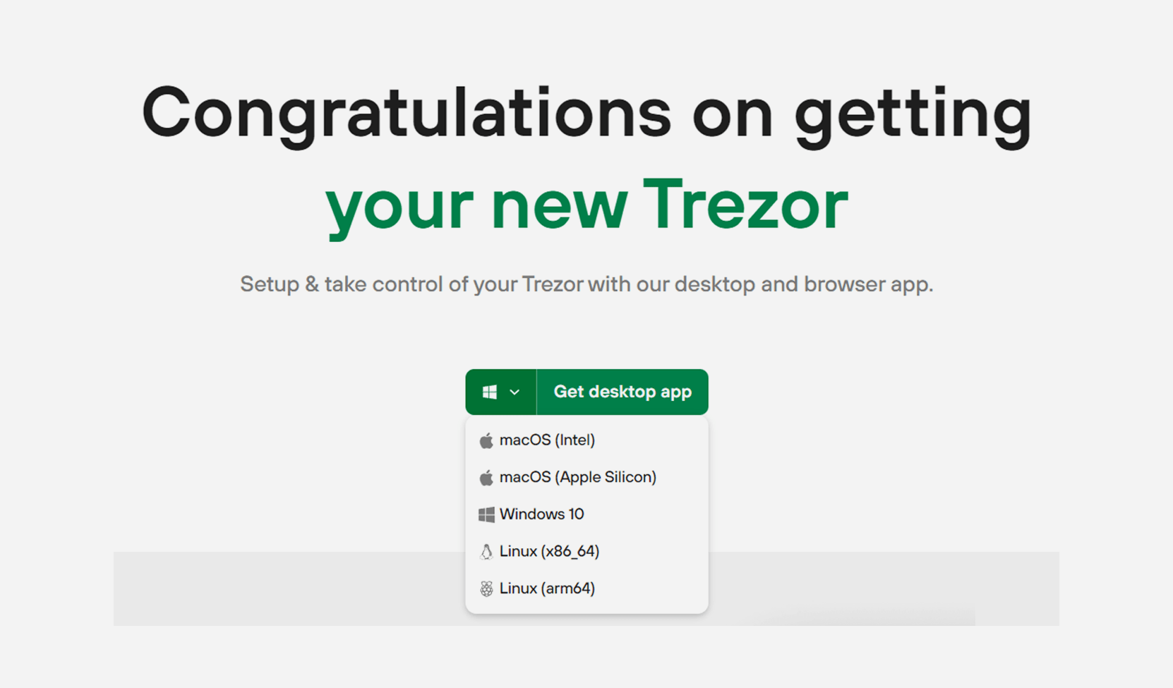 Trezor One