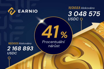 V Earniu je již alokováno více než 988 6016 USDC - Probinex.com