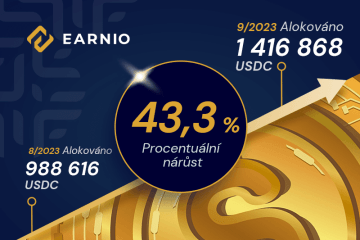V Earniu je již alokováno více než 988 6016 USDC - Probinex.com