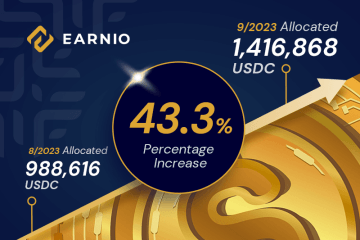 More than 1400 000 USDC allocated in Earnio already - Probinex.com