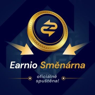 Earnio směnárna oficiálně spuštěna