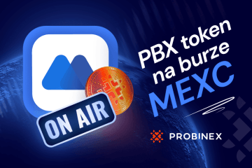 Token PBX nově zalistován na burze MEXC - Probinex.com