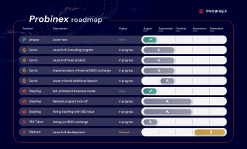 Product roadmap - Probinex.com